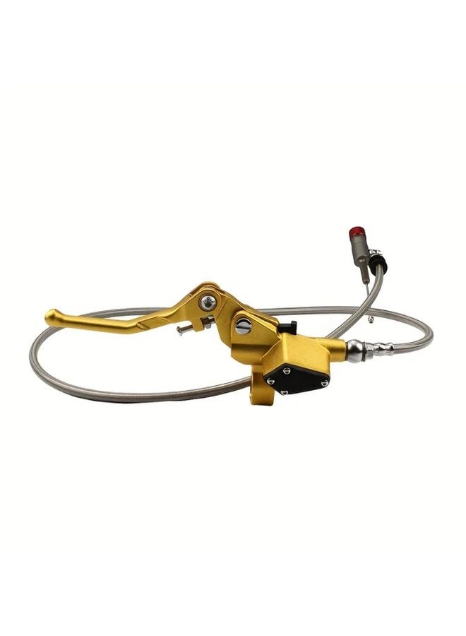 مجموعة قابض هيدروليكي عالمية للدراجات النارية 1200 مم مقبض ذهبي لهوندا سوزوكي دراجة بيت - Image 1