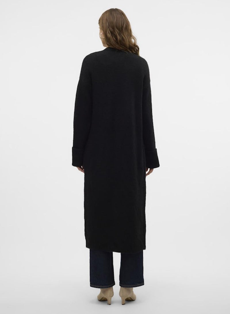 VERO MODA Long Open Knit Cardigan - Image 3