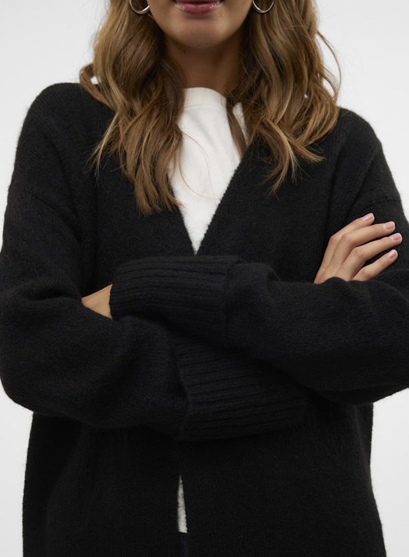 VERO MODA Long Open Knit Cardigan - Image 5