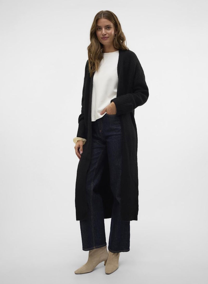 VERO MODA Long Open Knit Cardigan - Image 4