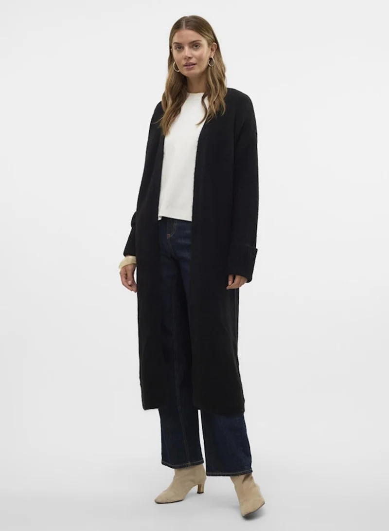 فيرو مودا Long Open Knit Cardigan