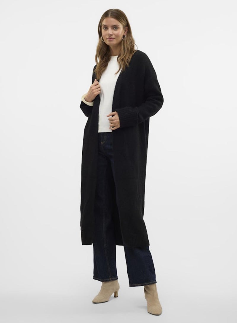 VERO MODA Long Open Knit Cardigan - Image 1