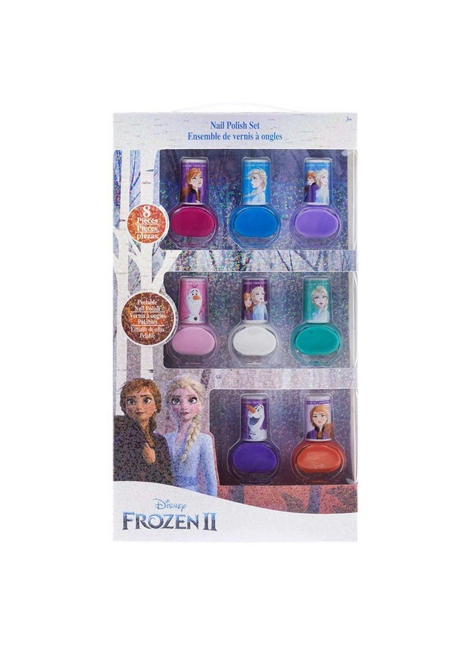 Disney FROZEN Frozen Townleygirl Disney 2 Nail Polish Set 8 Pack, Multi-Colored, 3" 