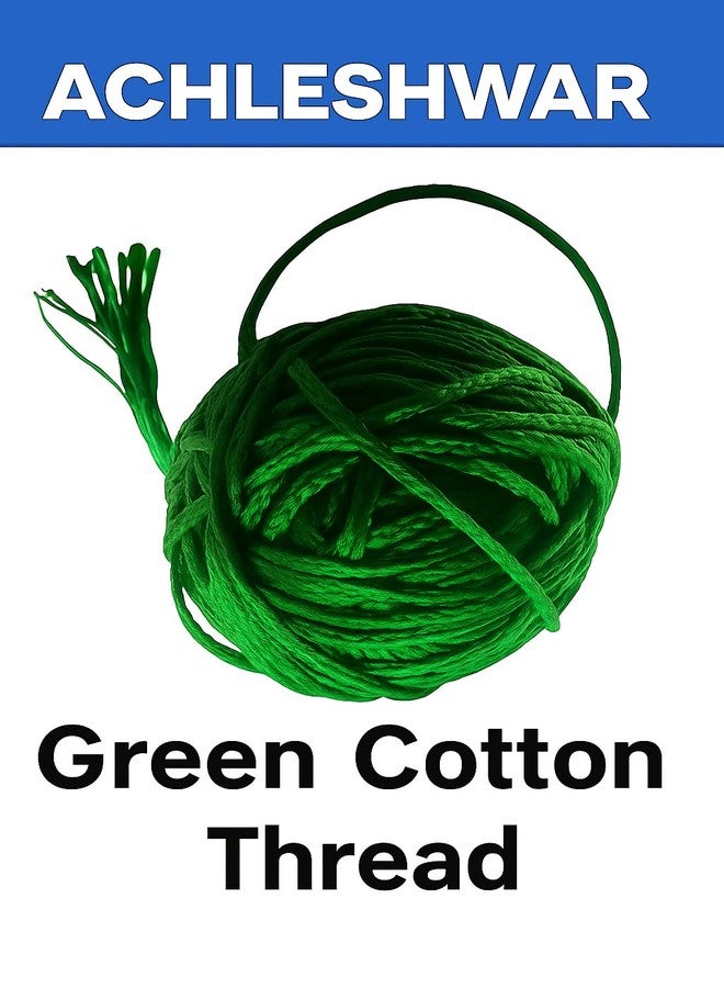 Achleshwar Green Cotton Thread|Sacred Mauli Dori for Puja Rituals & Prayer|Healing & Chakra Balancing Thread|Green|Standard Size - Image 3