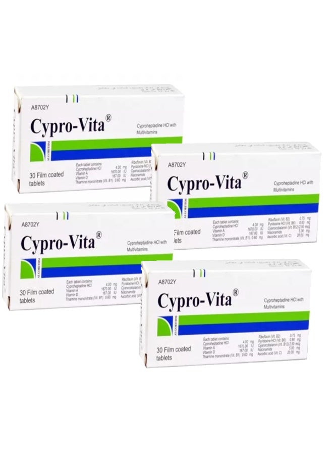 Cypro-Vita Cypro Vita, 30 Tablets Pack Of 4 - Image 1