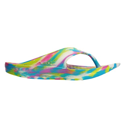Telic Energy Flip Flop - Comfort Sandals for Men and Women | XS (Women's 7) Snow White - Image 1