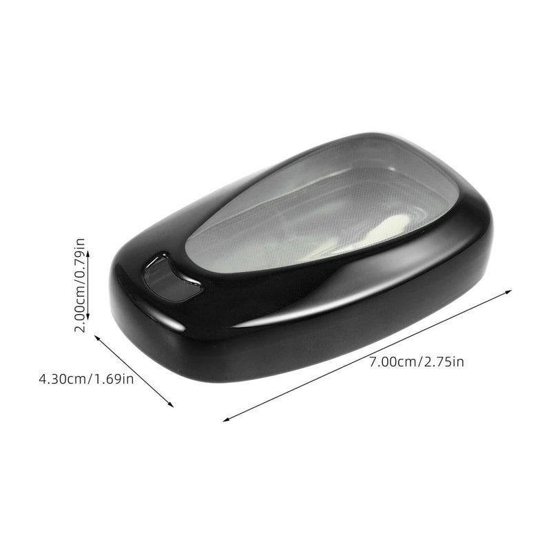 TPU Key Fob Cover with Woven Lanyard and Number Tag for Mid Size Compact SUV Sedan - Image 3