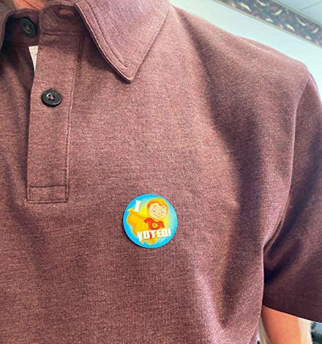 InStockLabels.com I Voted Stickers for Kids, Colorful 1.5" Inch Round Election Day Labels, 500 Count - Educational Voting Stickers for School Events and Classroom Lessons - Image 5