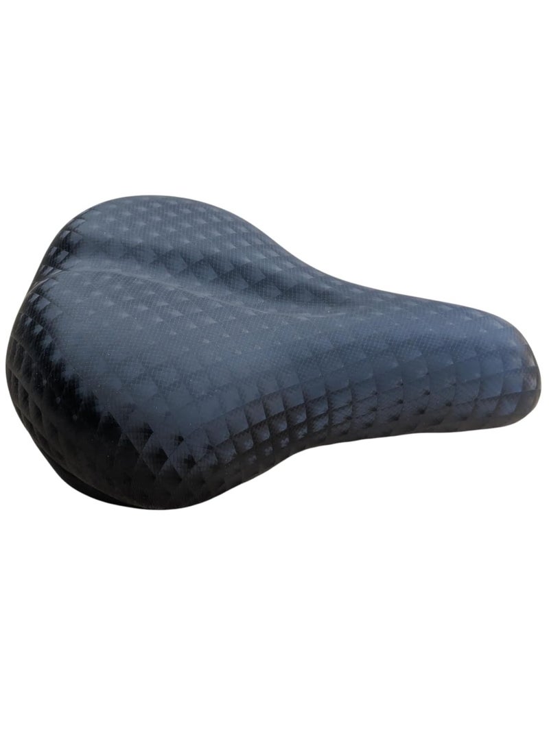 كرسى دراجة هوائية . / مقعد للدراجة من الميمورى فوم طري ومتين تقفيل ومواد عالية الجودة لون اسود - Image 1