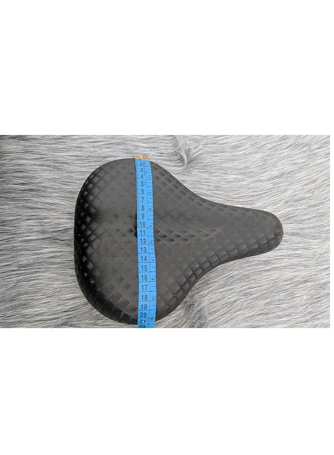 كرسى دراجة هوائية . / مقعد للدراجة من الميمورى فوم طري ومتين تقفيل ومواد عالية الجودة لون اسود - Image 3