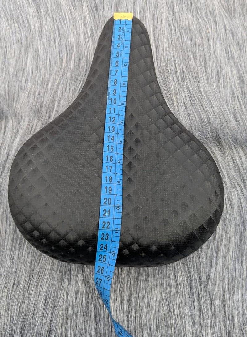 كرسى دراجة هوائية . / مقعد للدراجة من الميمورى فوم طري ومتين تقفيل ومواد عالية الجودة لون اسود - Image 4