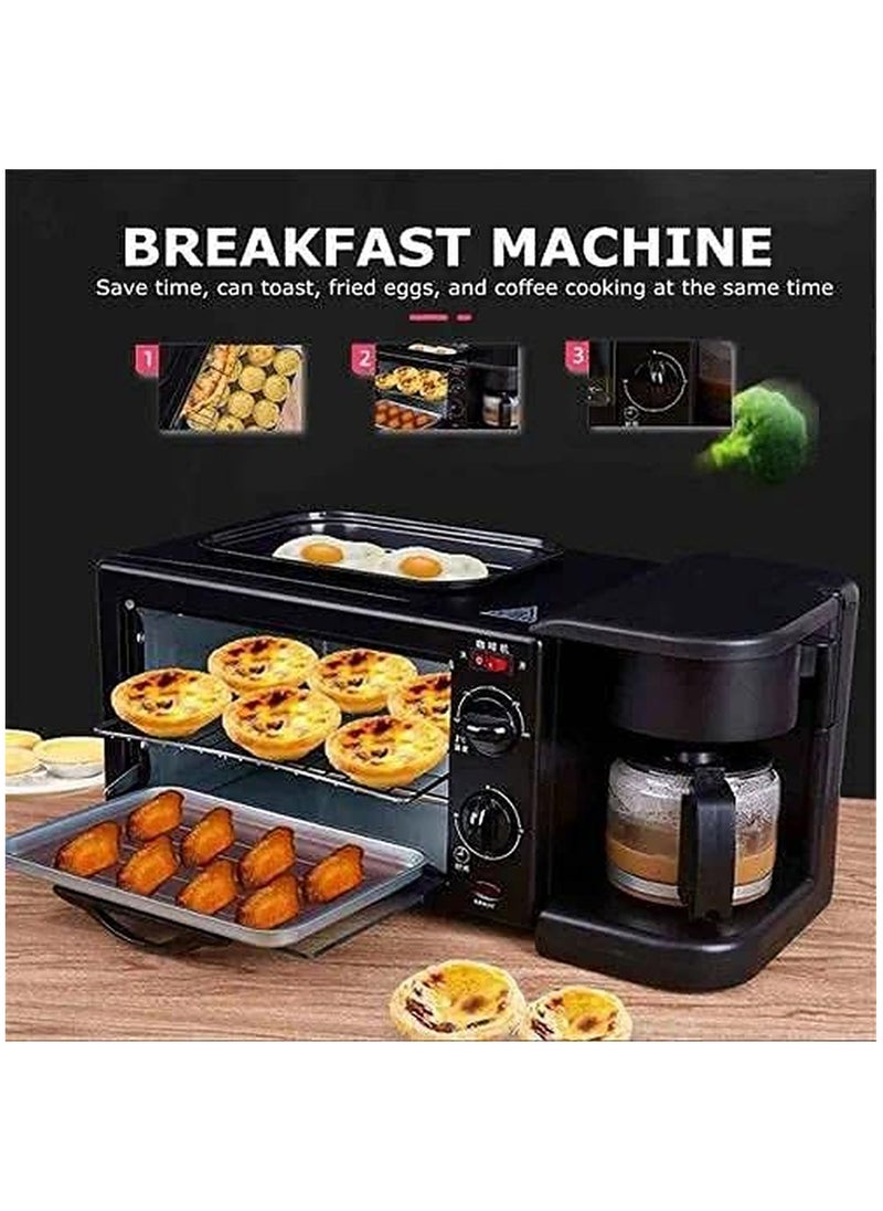 3-in-1 Multifunction Breakfast Maker Coffee Machine Electric Oven 600ml 1250W Black - pzsku/ZA561780FA8F1A567FF11Z/45/_/1698569380/6ed07f97-6477-4b91-996e-fabe1040563a