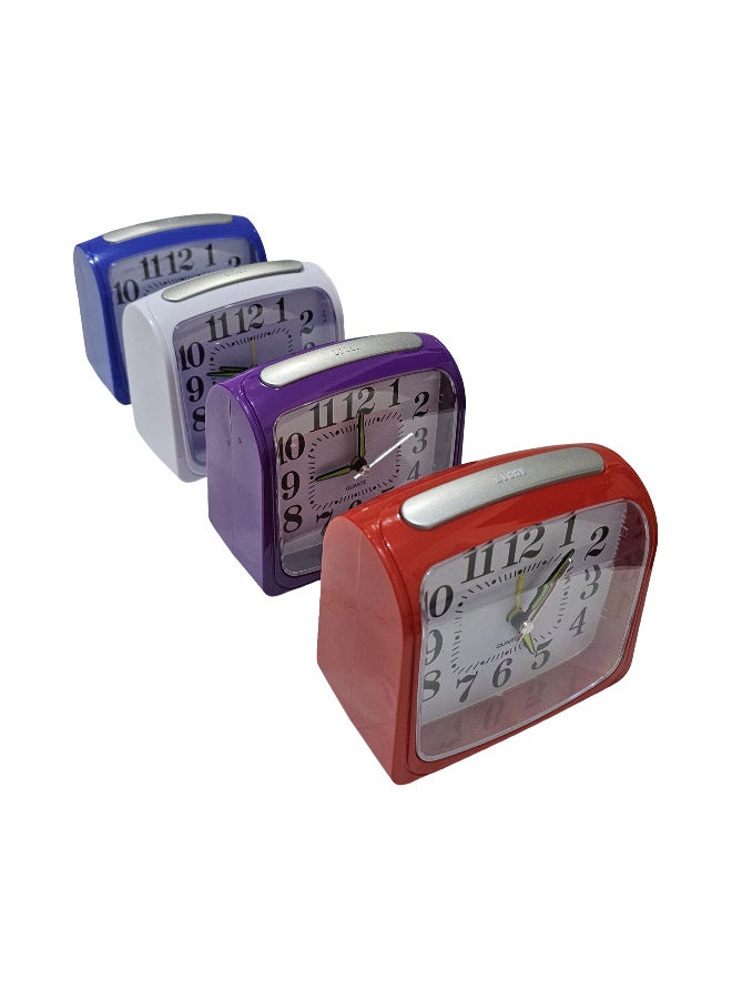 Quartz Alarm Clock, Multi-Color  - Image 4