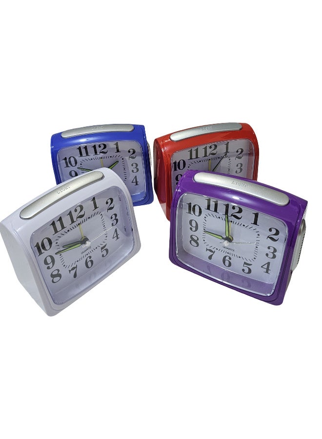 Quartz Alarm Clock, Multi-Color  - Image 3