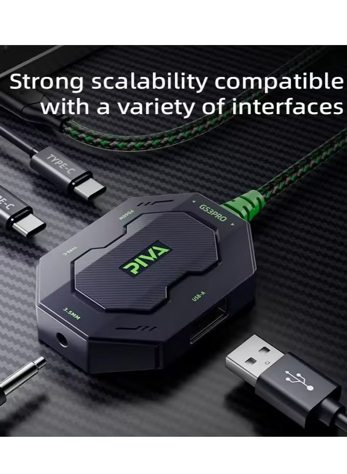 PIVA GS3 PRO-Z 4 in 1 Type C Cable 32bit Audio Support 60W Charging Power - Image 2