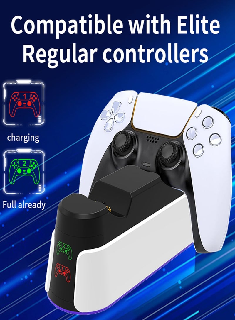 PS5 Controller Charging Station Fast Charge PS5 Charger Dock  for PlayStation 5 Dual Sense Controller USB Type C PS5 Charger Stand with LED Indicator  - Image 5