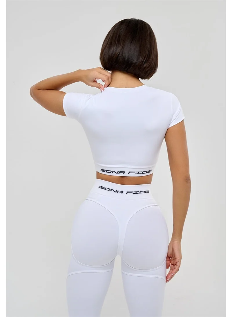 Bona Fide Bona Fide Compression Shirts for Women – Long/Short Sleeve Women’s Workout Crop Top - Designed for Gym, Workout and Running