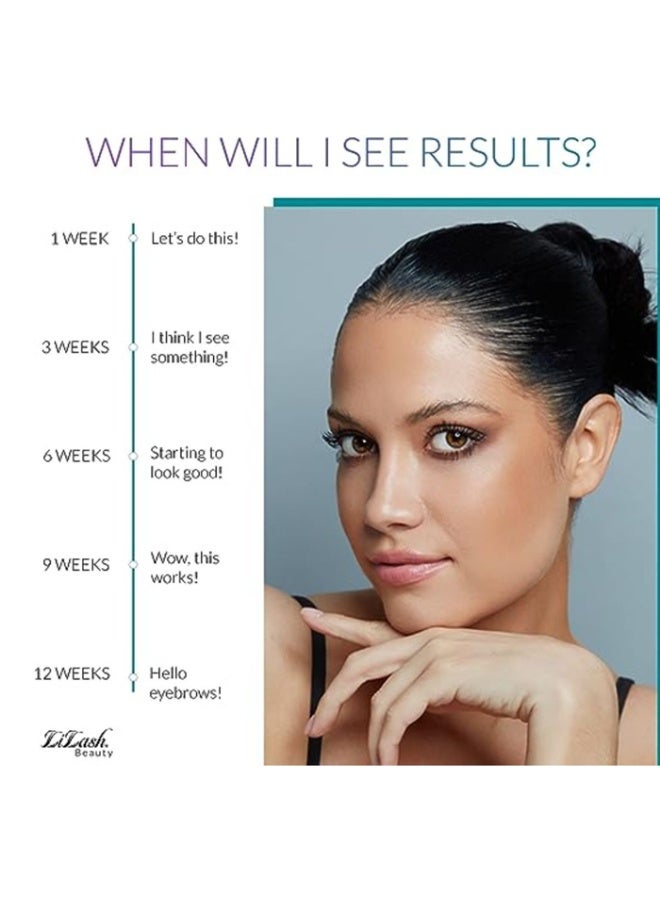 LiBrow Purified Eyebrow Physician-Formulated Serum for Fuller & Thicker Looking Eyebrows Eye Makeup Natural_Eyebrow Enhancer Safe for_Sensitive Skin 3-Months Supply (3ml) - Image 3