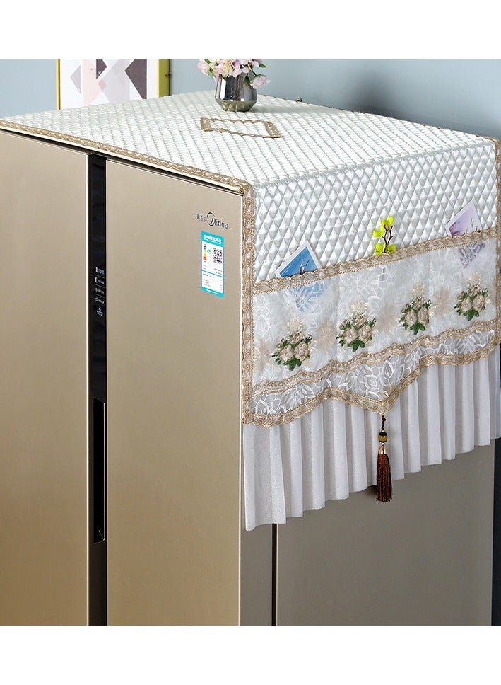 EBMINI Anti Slip Refrigerator Dust Cover Dust Cloth Cover 