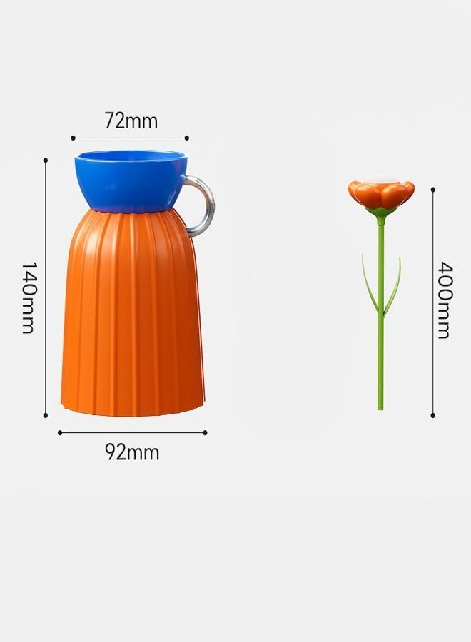 general Sunflowers flowers night lights home bedside desktop ornaments pen holders creative eye protection sleeping table lamps USB - Image 4