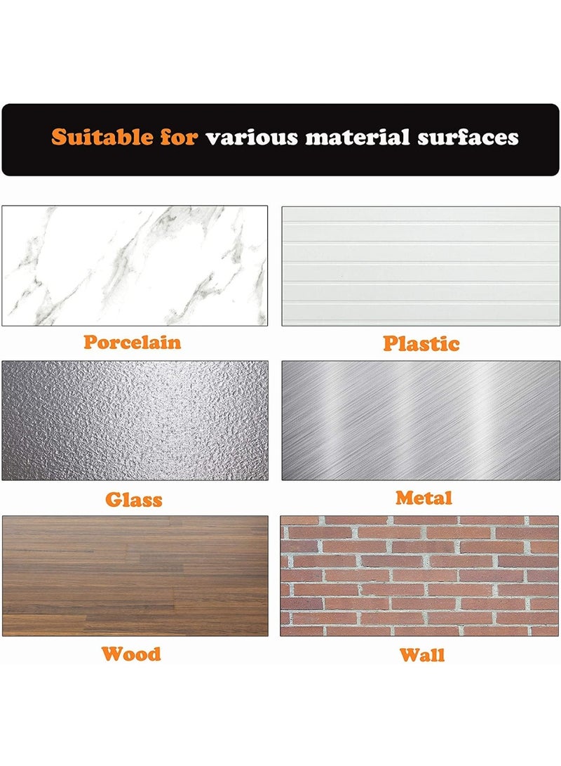 50 مشبك كابلات، منظم كابلات لاصق، حامل أسلاك متين لإدارة الكابلات للسيارة، المكتب والمنزل (أسود) - Image 5