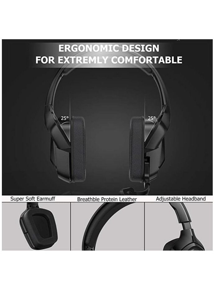 Phone Planet Gaming Headphone with Line,K20 RGB Camo Headphone Gaming Headset with Microphone LED Light Realistic Stereo Sound Computer Gamer Earphone Black  - Image 2