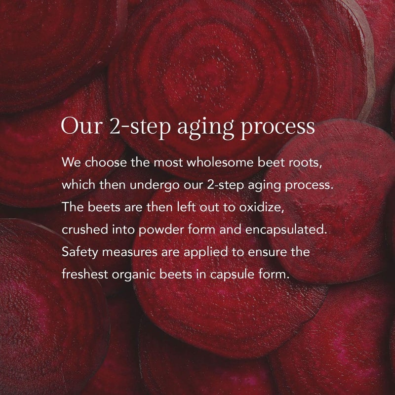 Think Remedy كبسولات جذر الشمندر aged  حبوب الشمندر للطاقة  مسحوق جذر الشمندر العضوي  مكمل أكسيد النيتريك  نترات بدون سكر  30 كبسولة  مكمل جذر الشمندر  سوبر - Image 5