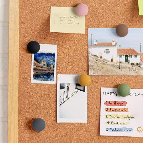 rhinocats 30Pcs Cute Decorative Push Pins, Bulletin Board Tacks, Cork Board Thumbtacks for Classroom Home Office Decor,10 Colors - Image 5