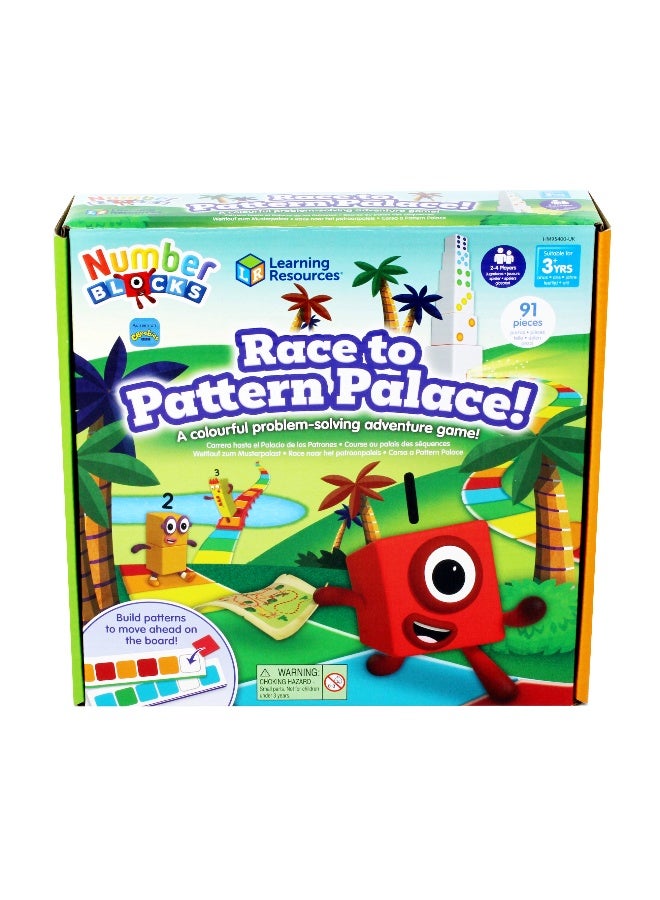 Learning Resources Numberblocks Race To Pattern Palace (Board Game, Ages 3+) - Image 1