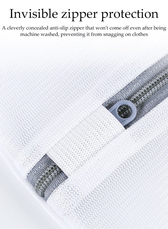 DUNISO 5 Pcs Mesh Laundry Bags,Mesh Wash Bags Set for Delicates with Zipper, Lingerie Bags for Washing Delicates,for Jeans,Blouse,Stocking,Bra,Underwear - Image 4