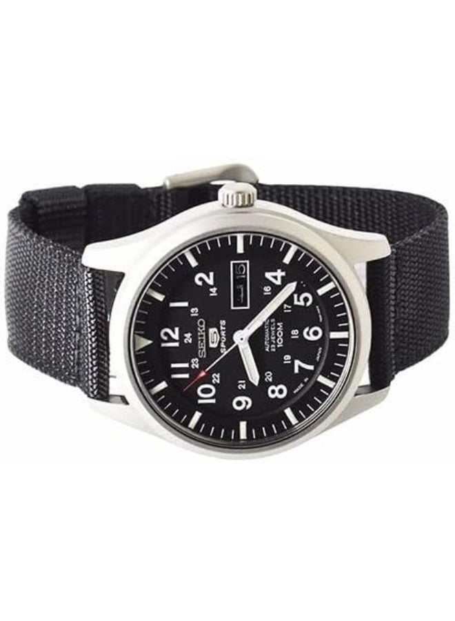 Seiko 5 Sports Automatic Dial Nylon Strap Men's Watch, SNZG15J1 - Image 2
