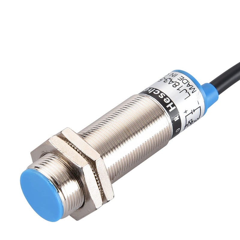 Heschen M18 Inductive Proximity Sensor Switch Shield Type LJ18A3-5-Z/BY Detector 5mm 10-30VDC 200mA PNP Normally Open(NO) 3 Wire - Image 3
