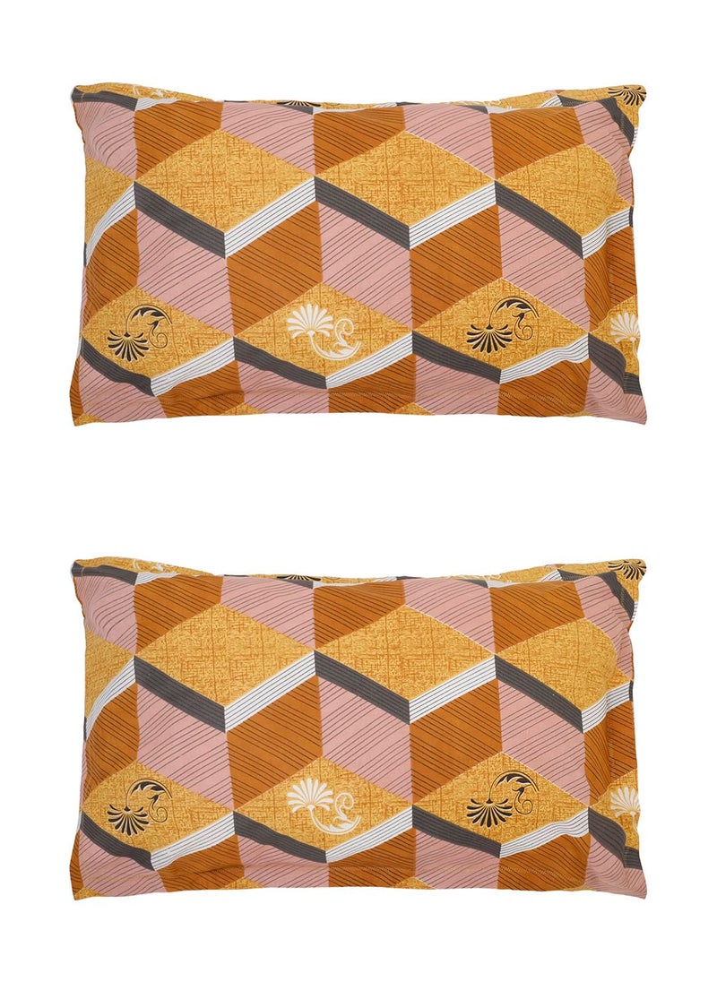 Rubix Home Rubix Home 140 TC 100 Cotton Multicolor Queen Double Bedsheet with 2 Pillow Covers  - Image 5