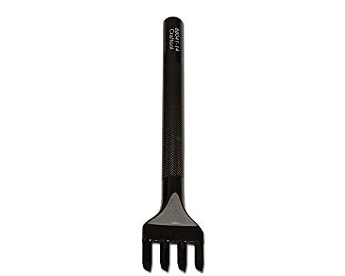Tandy Leather Craftool� Pro Line Lacing Chisel 4 Prong Angle 1/8" (3 mm) 88041-14 - Image 3