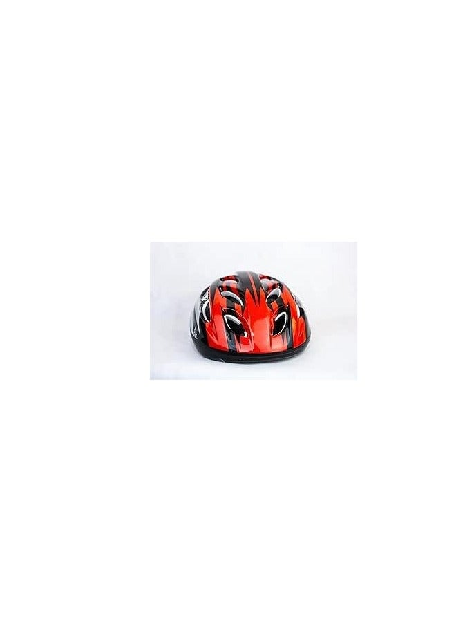 Full Sport Helmet - Red, Black and Silver - Image 1