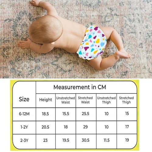 ParentsLap Padded Underwear for Babies and Toddlers with 3 Layers of Cotton Padding Potty Training Pull Up & Diaper-Free Time Pack of 6 (6-12 months assorted prints) - Image 5
