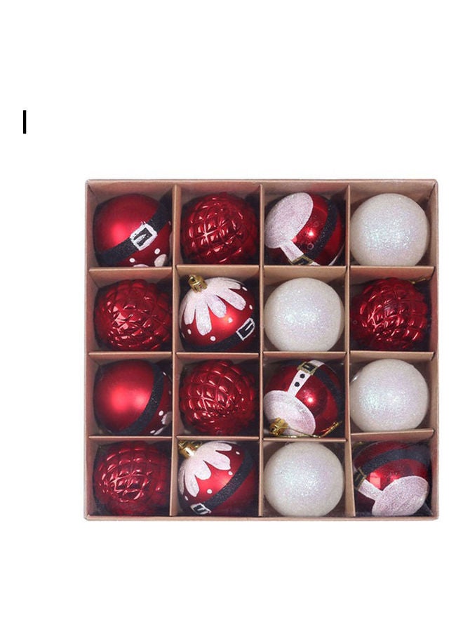 NIBEMINENT 16-Piece Decoration Hanging Ornaments Balls