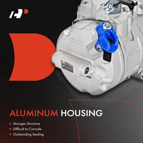 A-Premium Air Conditioner AC Compressor with Clutch Compatible with BMW 320i, 323Ci, 323i, 323is, 325Ci, 325i, 325xi, 328Ci, 328i, 328is, 330Ci, 330i, 330xi, 525i, 528i, 530i, 540i, 5-Groove Pulley - Image 4