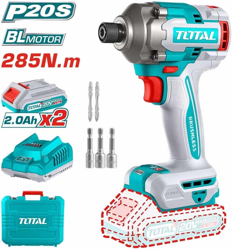 TOTAL Cordless Impact Driver TIRLI2028 - Image 2