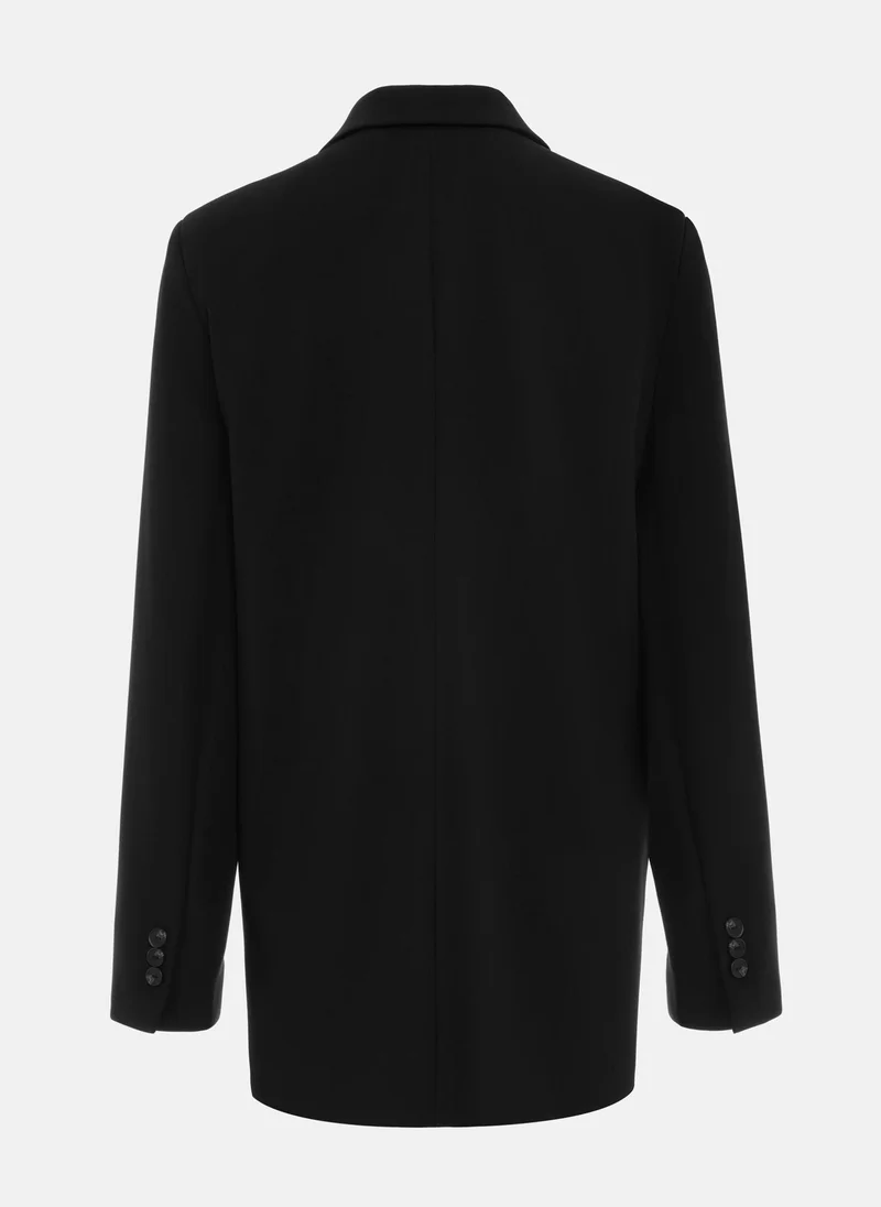 Lichi Single-breasted oversize jacket in suiting fabric