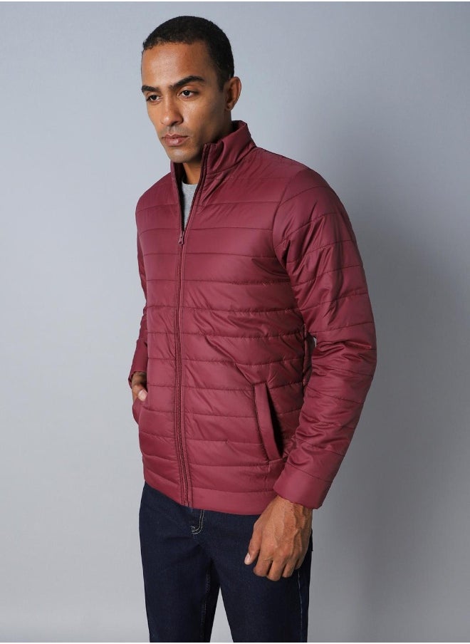 HIGH STAR Men Maroon Jackets  - Image 5