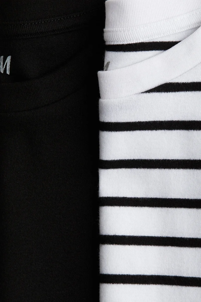 H&M 2-pack cotton jersey tops