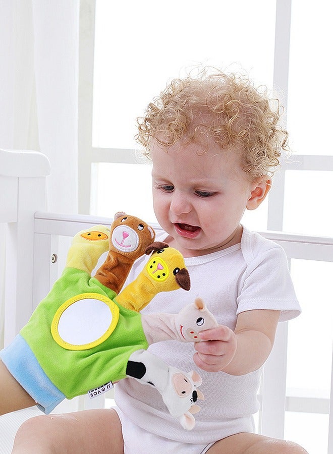 Cute Animal Finger Puppet Soft Cotton Baby Plush Toy - Image 4
