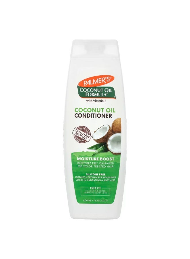 Palmer's, Coconut Oil Formula® with Vitamin E, Moisture Boost Conditioner, 13.5 fl oz (400 ml) - Image 1