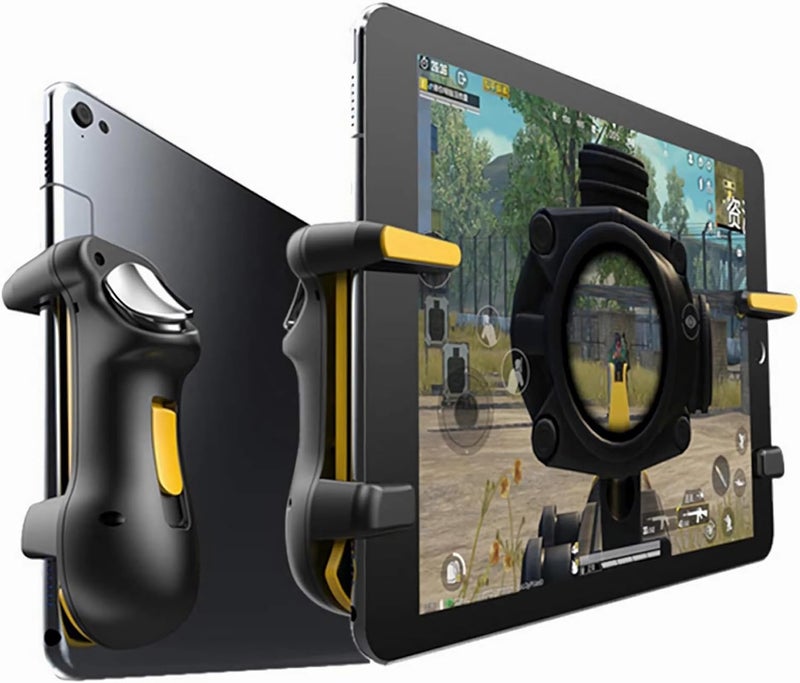 TERRIFI PUBG Mobile Game Controller Trigger with Rapid Fire, 4 Finger Gaming Grip, Joystick L1R1, Wireless Gamepad for iPad, Tablet, Android, ios - Image 1