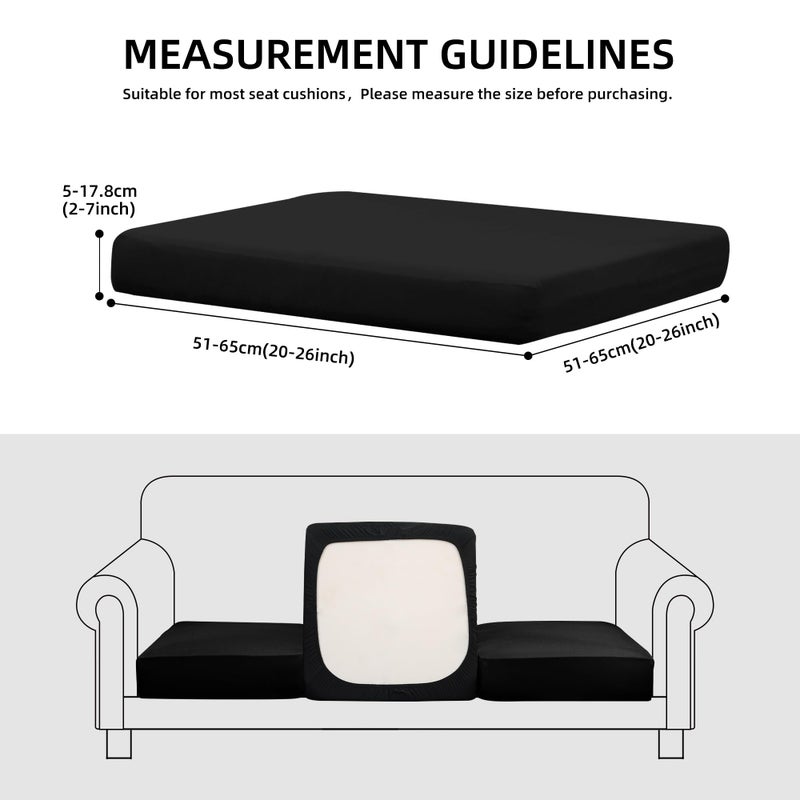 SUKAIKEQA Outdoor Cushion Covers Set,8PCS Waterproof Patio Furniture Couch Seat Slipcovers, Replacement for Sofa Sectional Chair(Coverï¼ŒOnly) - Image 2