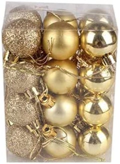 24 Christmas Tree Ornament Balls, 30mm Christmas Ball Ornament, Christmas Hanging Home Party Ornament Ornament Balls for Indoor/Outdoor - pzsku/ZA562D861A3BDA1BB612BZ/45/_/1733226952/477abe87-a0b5-43c1-9a4d-4f0f28875426