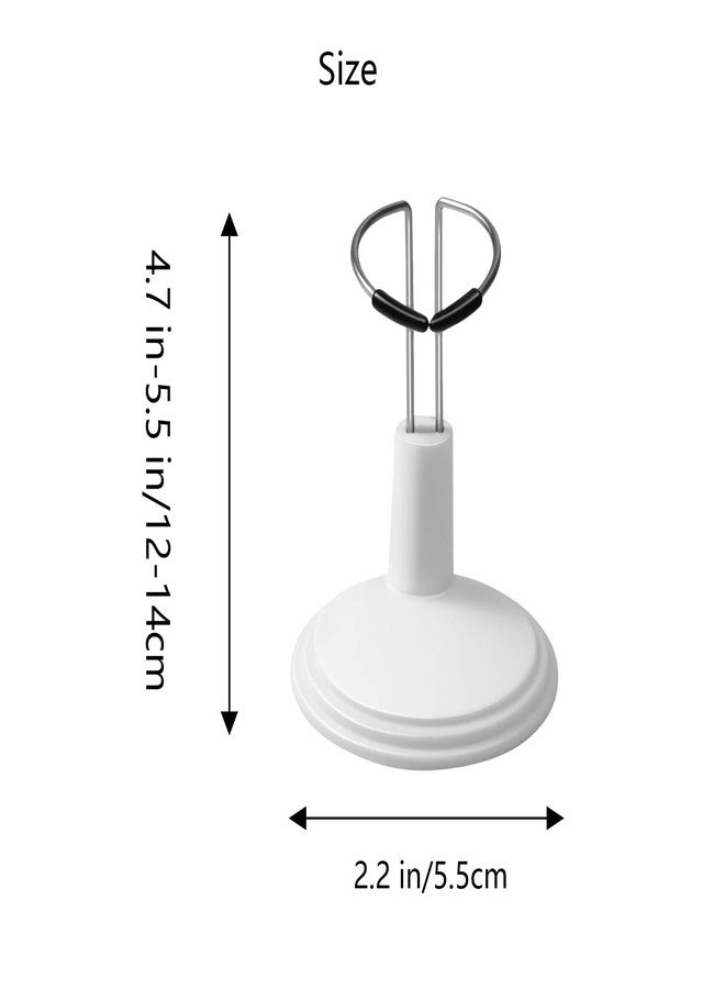 spansee Kpop Lightstick Stand Set of 5 White - Adjustable Holder Compatible with Stray Kids, ENHYPEN, ATEEZ, TWICE, P1Harmony - Secure Display Shelf Decor & Gift Ready - Image 2