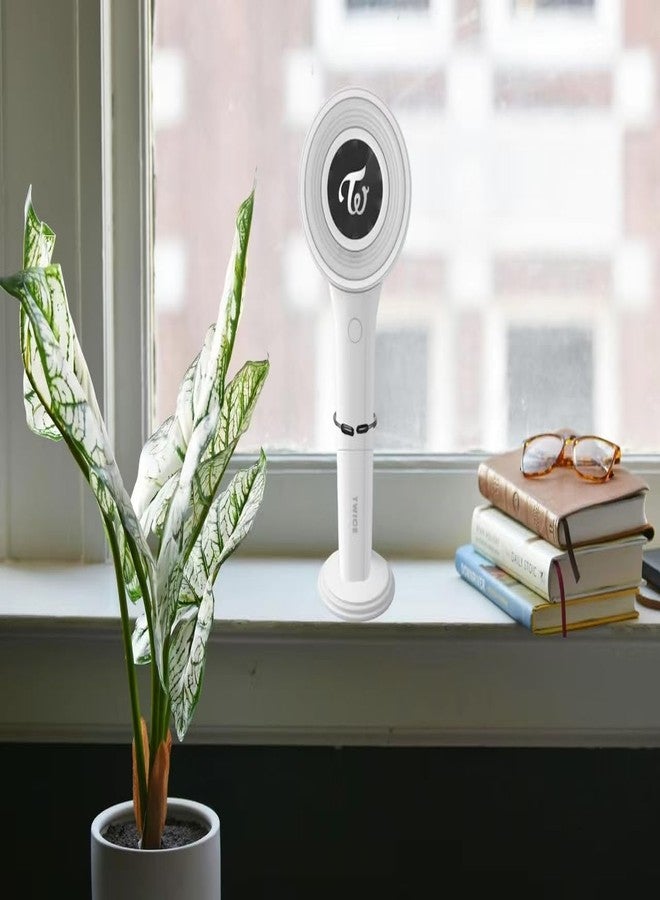 spansee Kpop Lightstick Stand Set of 5 White - Adjustable Holder Compatible with Stray Kids, ENHYPEN, ATEEZ, TWICE, P1Harmony - Secure Display Shelf Decor & Gift Ready - Image 3