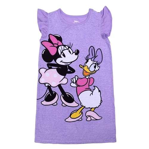 Disney girls Nightgown Soft Cute Pajamas for Kids MINNIE AND DAISY 4T - Image 1